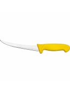 Boning knife Premium, HACCP, yellow handle, curved stainless steel blade 15 cm