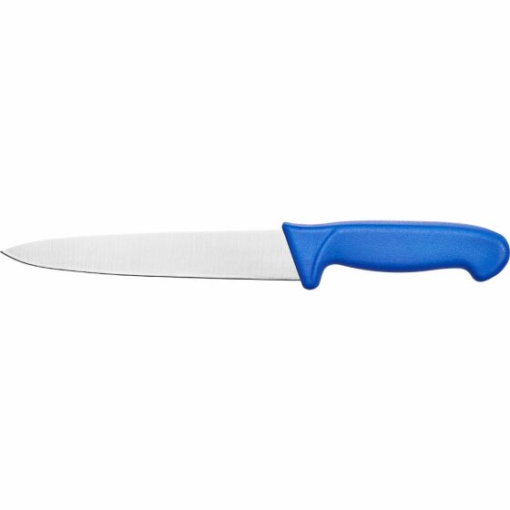 Kitchen knife Premium, HACCP, blue handle, stainless steel blade 18 cm