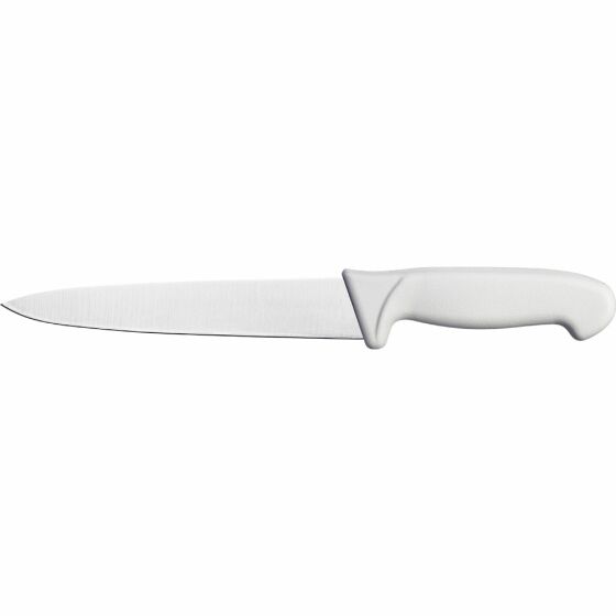 Kitchen knife Premium, HACCP, white handle, stainless steel blade 18 cm