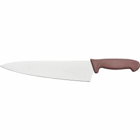 Chefs knife Premium, HACCP, handle brown, stainless steel...