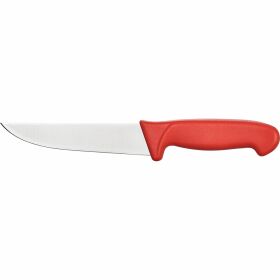 Kitchen knife Premium, HACCP, red handle, stainless steel...