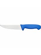 Kitchen knife Premium, HACCP, blue handle, stainless steel blade 15 cm