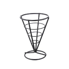 French fries cone stand black, Ø 100 mm, height...