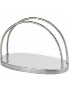 Napkin holder, made of stainless steel, height 75 mm