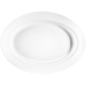 Isabell series platter with rim, oval 450 x 330 mm