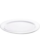 Serie Isabell Platte mit Fahne oval 450 x 330 mm