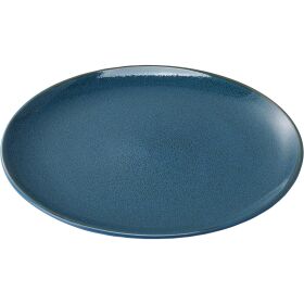 Plate flat Ø200 mm, color blue
