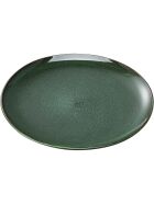 Plate flat Ø200 mm, color green