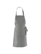 Bib apron, gray