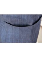 Bib apron, navy-blue