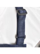 Bib apron, navy-blue
