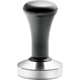 Tamper aus Edelstahl mit schwarzem Griff, Ø 58 mm,...