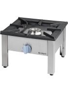 Gas-Hockerkocher Top Power 11kW, mit Edelstahl Topfauflage, G30, 567x607x394 mm