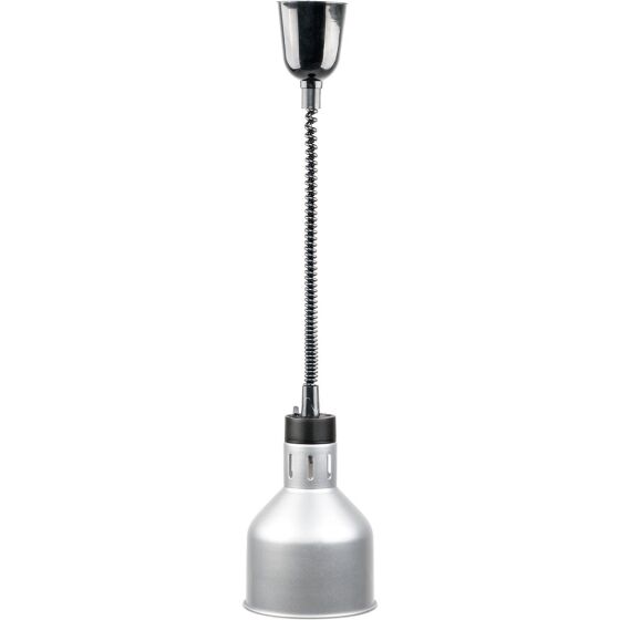Heat lamp for ceiling mounting, silver, 0.25 kW, Ø 173 mm