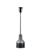 Heat lamp for ceiling mounting, black, 0.25 kW, Ø 173 mm