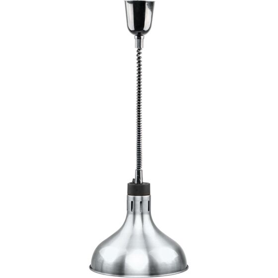 Heat lamp for ceiling mounting, silver, 0.25 kW, Ø 290 mm