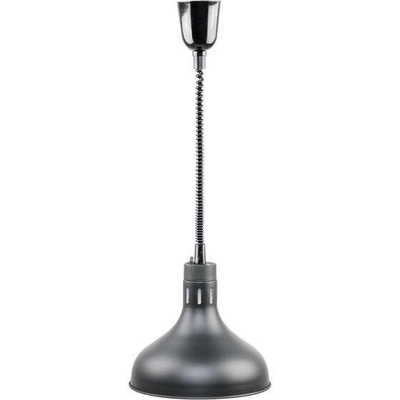 Heat lamp for ceiling mounting, black, 0.25 kW, Ø 290 mm