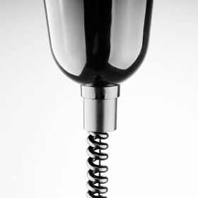 Heat lamp for ceiling mounting, black, 0.25 kW, Ø 290 mm
