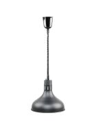 Heat lamp for ceiling mounting, black, 0.25 kW, Ø 290 mm