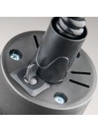 Heat lamp for ceiling mounting, black, 0.25 kW, Ø 290 mm