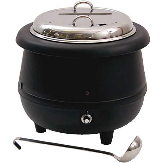 Electric soup pot, 10 liters, including soup ladle