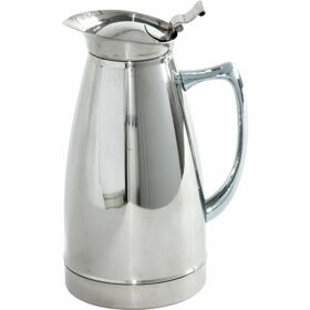 Vacuum jug, stainless steel, 1 liter, with hinged lid