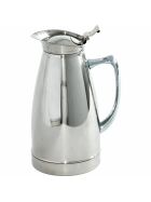 Vacuum jug, stainless steel, 1 liter, with hinged lid