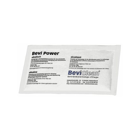 50 x Bevi Power Alkaline Powder